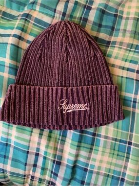 Supreme | Accessories | Supreme Overdyed Beanie Splatter Red Ss24